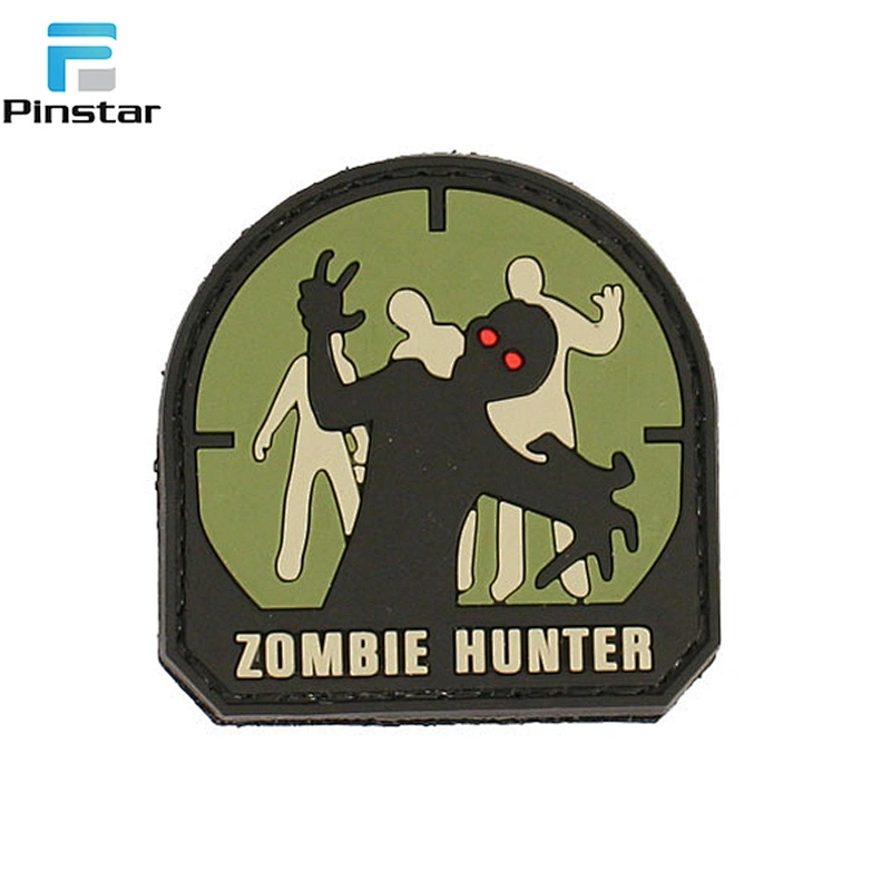 Low MOQ patches wholesale rubber badge custom patch pvc