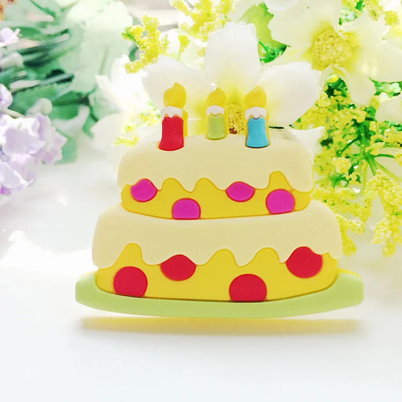 Custom Birthday Cake 3D PVC Fridge Magnet