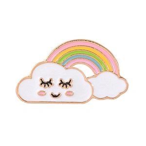 Factory Wholesale In Stock LGBT Pride Enamel Pin Gift Gay Pride Rainbow Metal Lapel Pins
