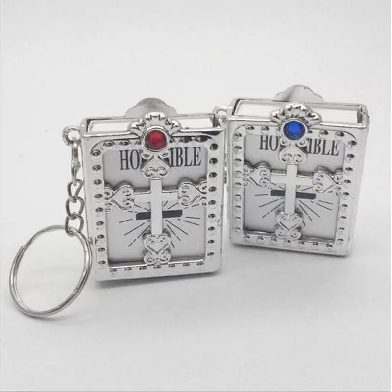 In Stock low MOQ wholesale Cross Bible key chain