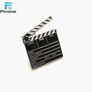 Metal crafts lapel pin badge custom video badge