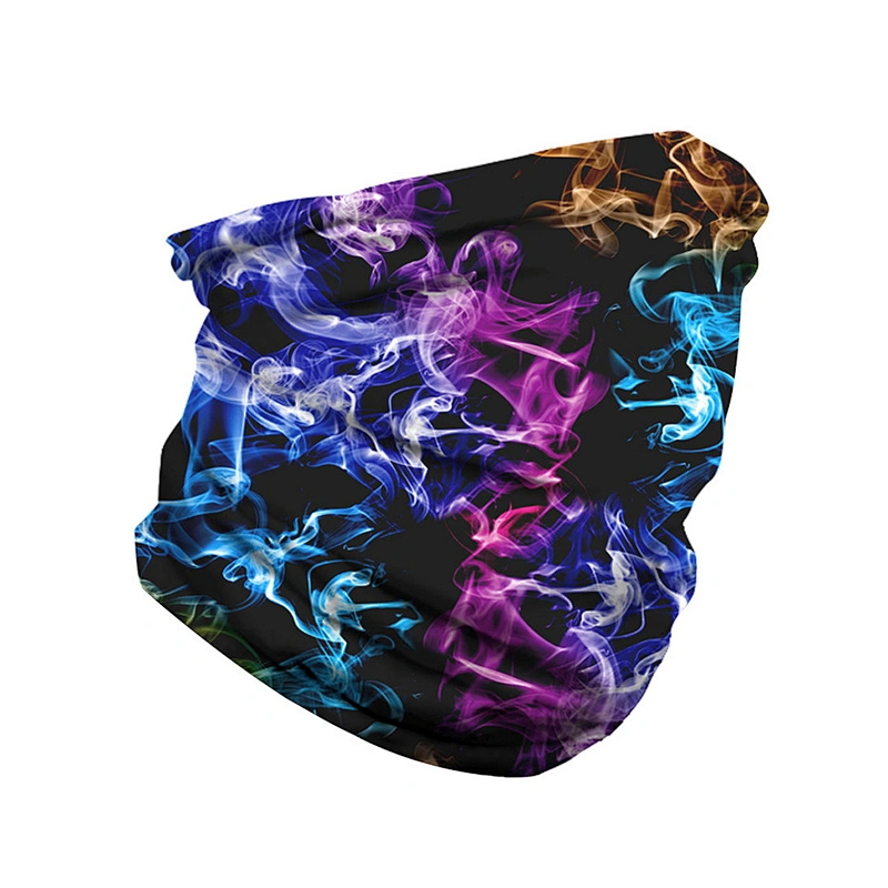 Factory Wholesale In Stock Fashion Starry Sky Design Headwear Quick Dry Seamless Face Bandana