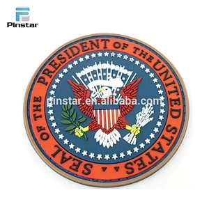 Chinese factory price eco-friendly custom logo 3D soft PVC rubber patch