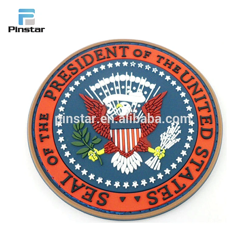 Chinese factory price eco-friendly custom logo 3D soft PVC rubber patch