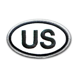 China factory support custom embroidered letter patches for clothing