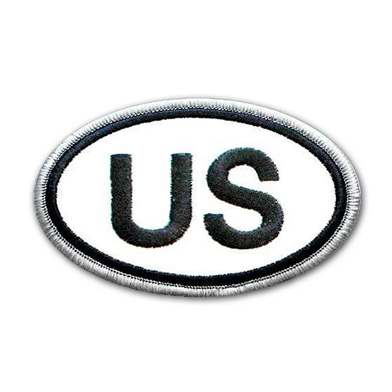 China factory support custom embroidered letter patches for clothing