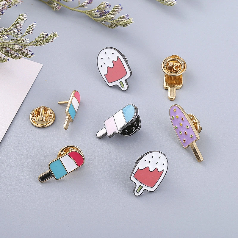 Custom Different Styles Ice Cream Enamel Lapel Pin