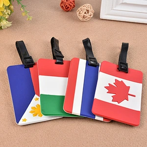 Wholesale Cheap Bulk Custom Made Rubber PVC Luggage Tags