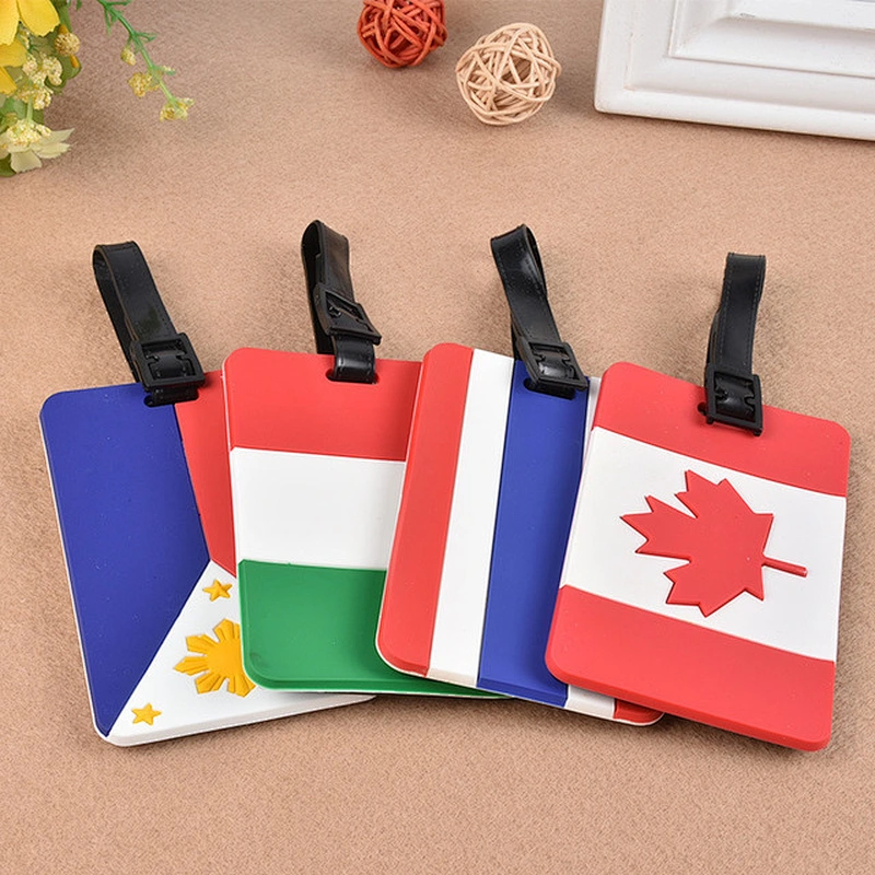 Wholesale Cheap Bulk Custom Made Rubber PVC Luggage Tags