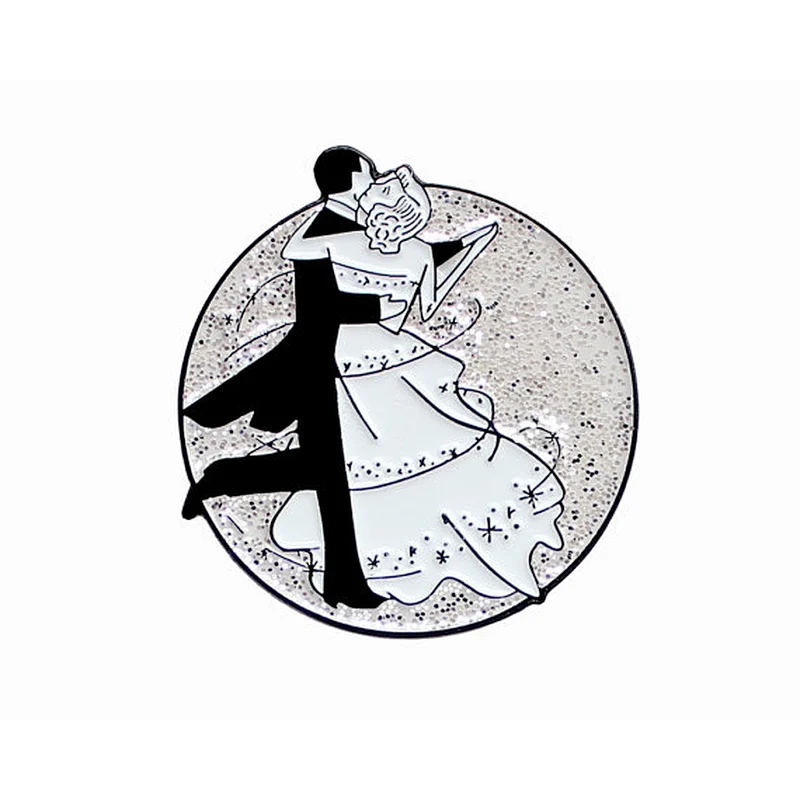Hot selling custom wedding couple enamel lapel pins