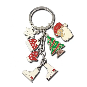 Factory Making Cheap Price Promotion Gift Custom Company Brand Logo Enamel Keychain