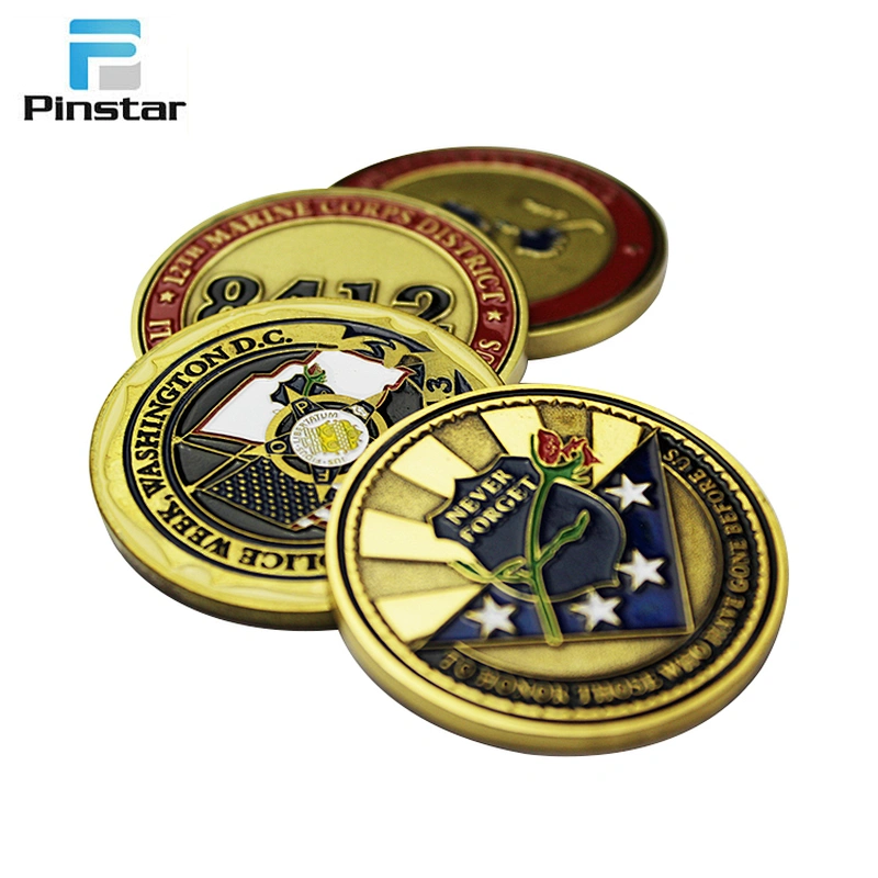 Factory outlet selling no minimum custom personalized various replica gold coins