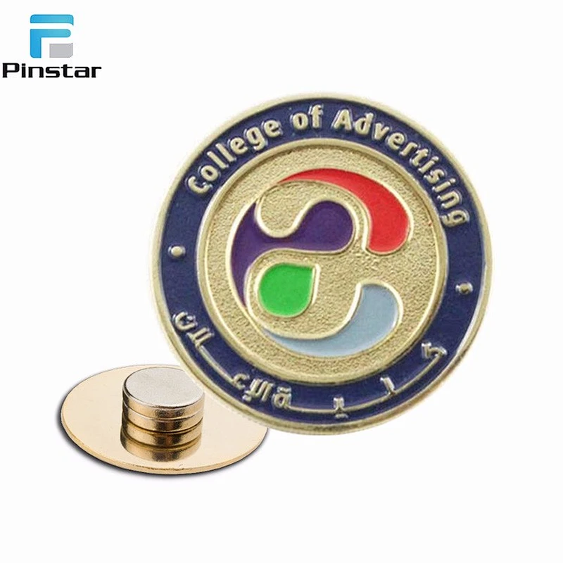 High quality manufacture of lapel pins wholesale magnetic lapel pin