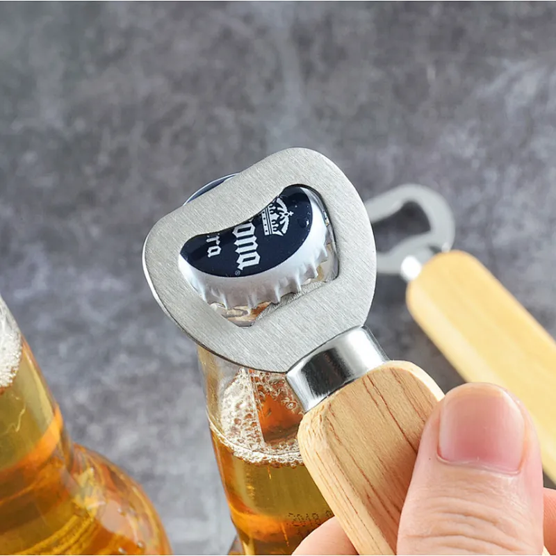 whosale promotional gifts wooden bottle opener