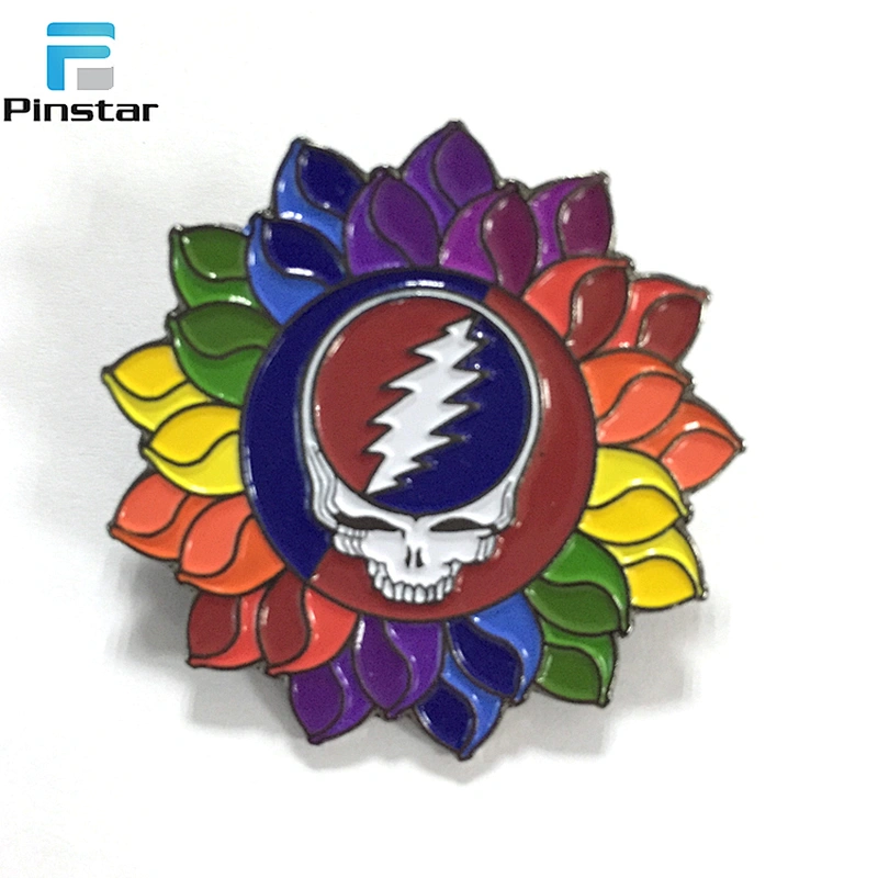 Wholesale china manufactures custom grateful dead musical lapel pins