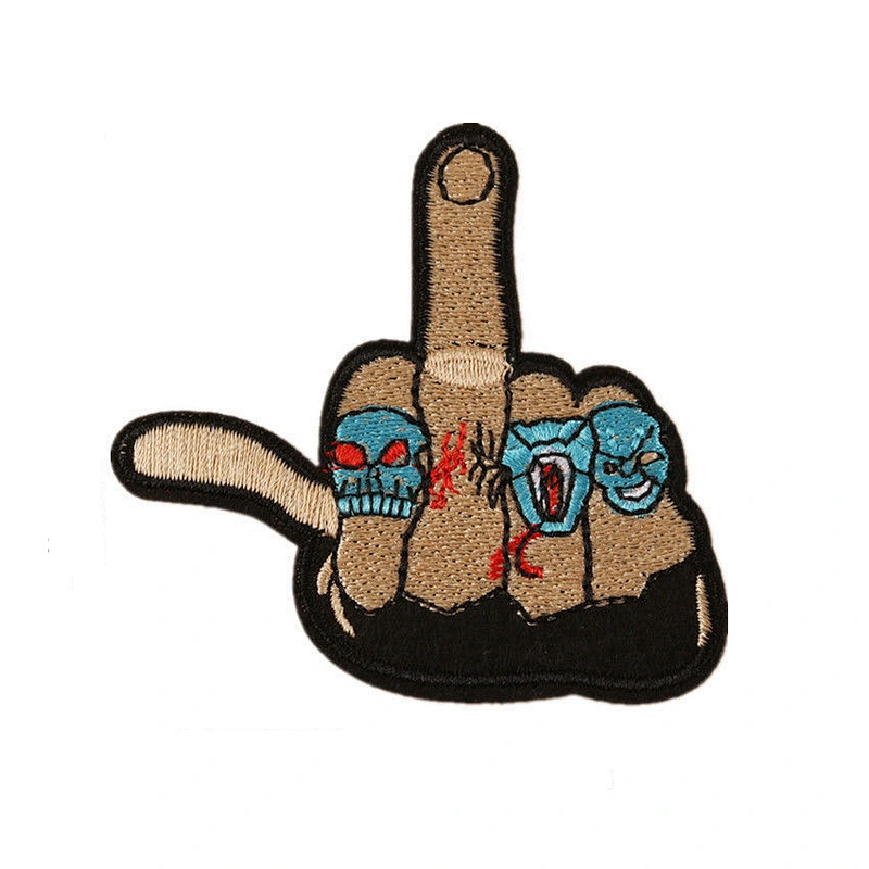 China Supplies funny bulk cheap custom embroidery patch