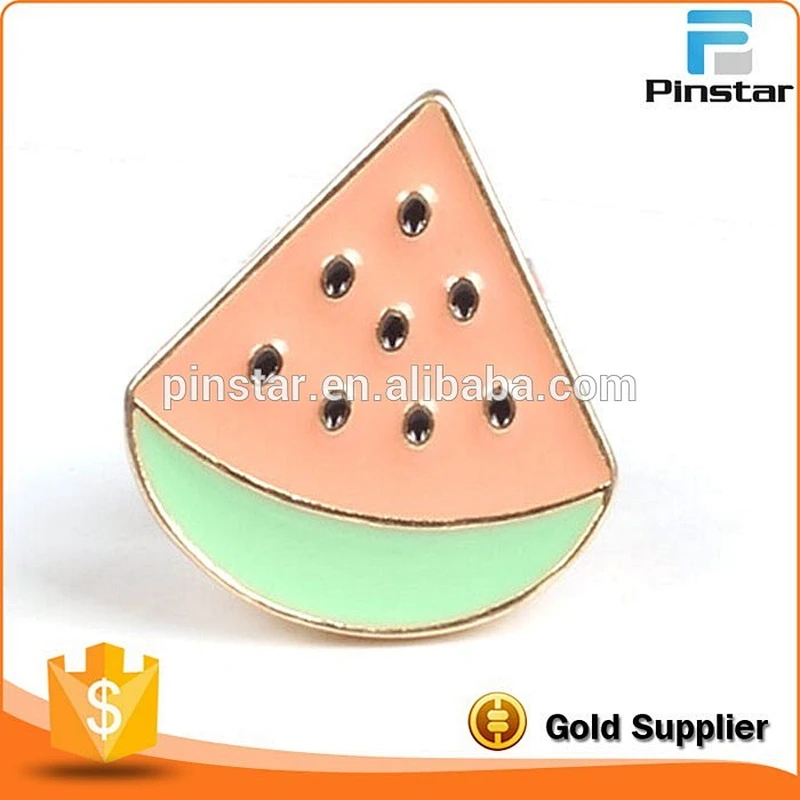 Custom Suzhou New Style Metal Pineapple Fruit Label Pin Badge