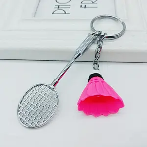 Simulation Metal Keychain Badminton Manufacturer of Keychains