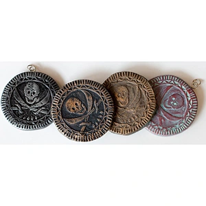 custom metal coin Wholesale pirate metal coins