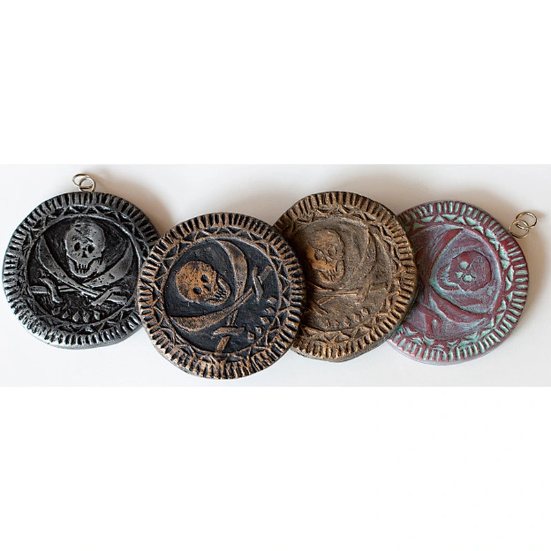 custom metal coin Wholesale pirate metal coins