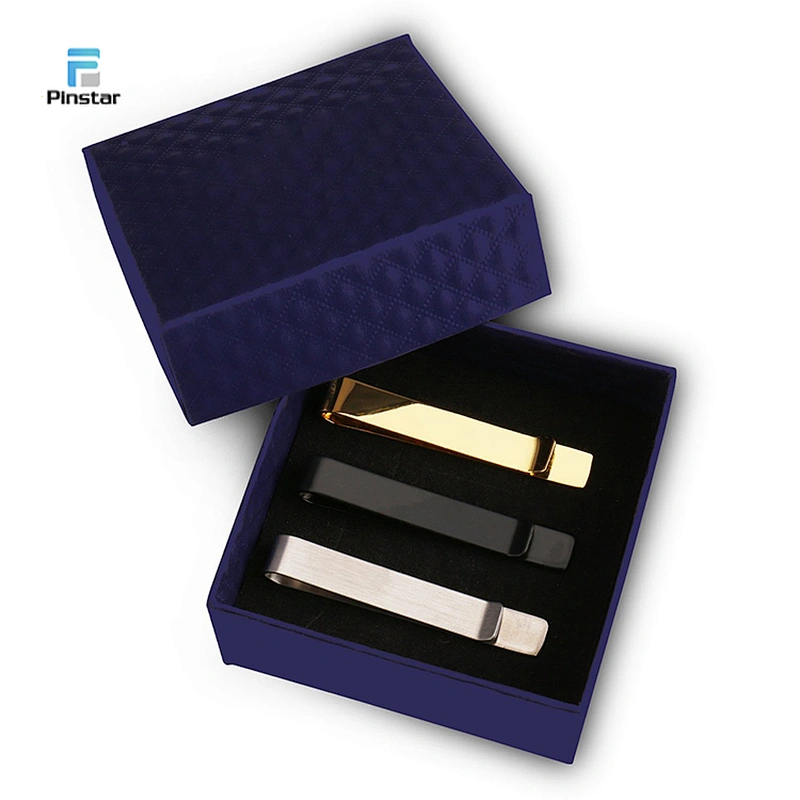 Factory professional customized blank or logo tie clips with exquisite designs