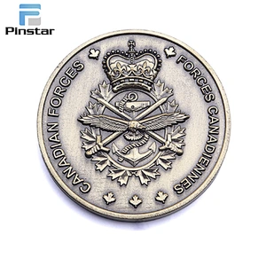 Good manufacturers factory selling crown / double sword and eagle logo gold coins