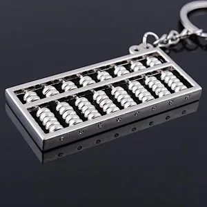 Bulk metal abacus key chain for wholesale