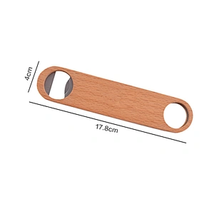 design your own customized blank wood handle wooden beer bottle opener openers