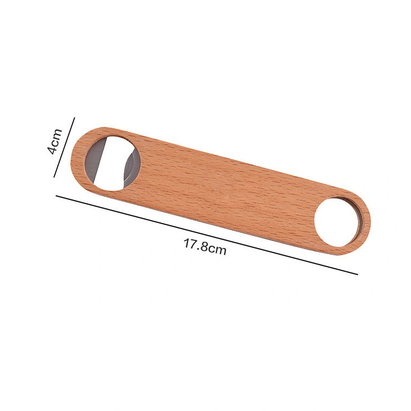 design your own customized blank wood handle wooden beer bottle opener openers
