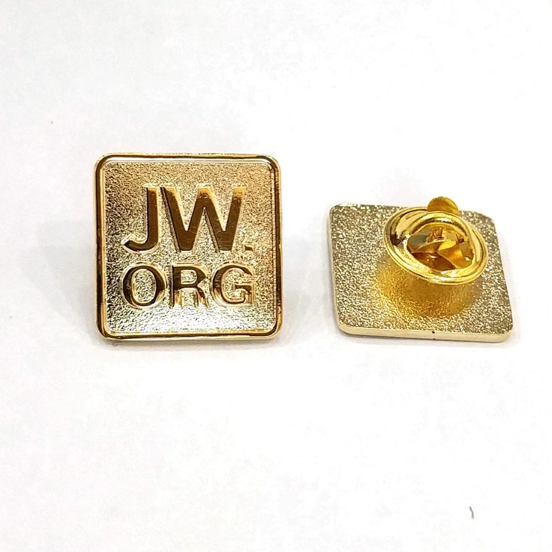 Wholesale Multi-colored Soft Enamel Tie Pin JW.ORG Lapel Pin Manufacturer