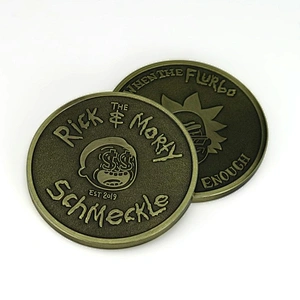 Factory Making Custom Design Antiqu Bronze Plated Challenge Coins Custom