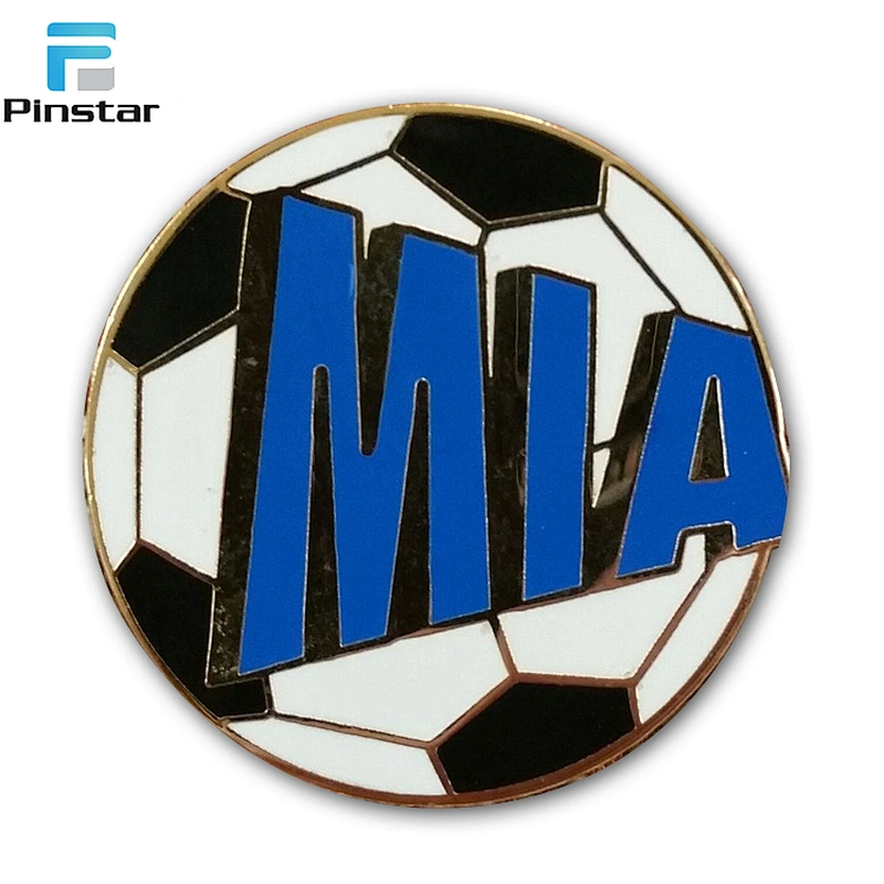 Football club custom soccer sports lapel pins badges