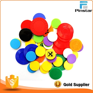 cheap wholesale blank colorful custom plastic token coin for game