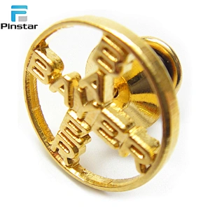 Metal crafts lapel pin badge custom bullion badge