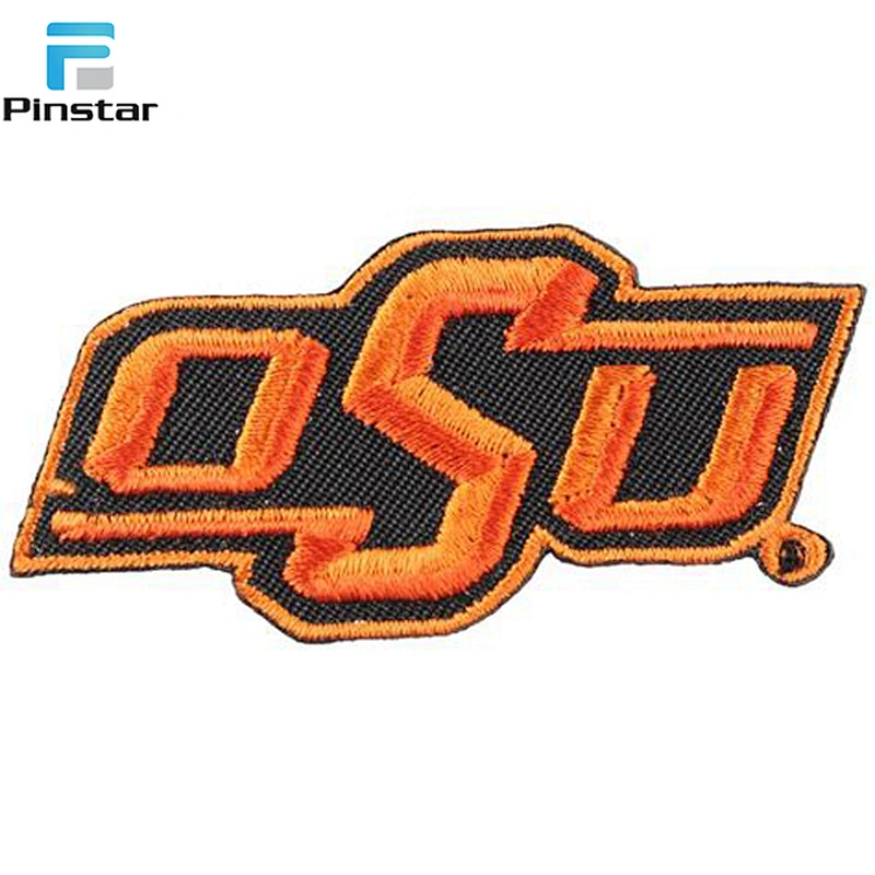 China embroidery patch factory custom iron on letters