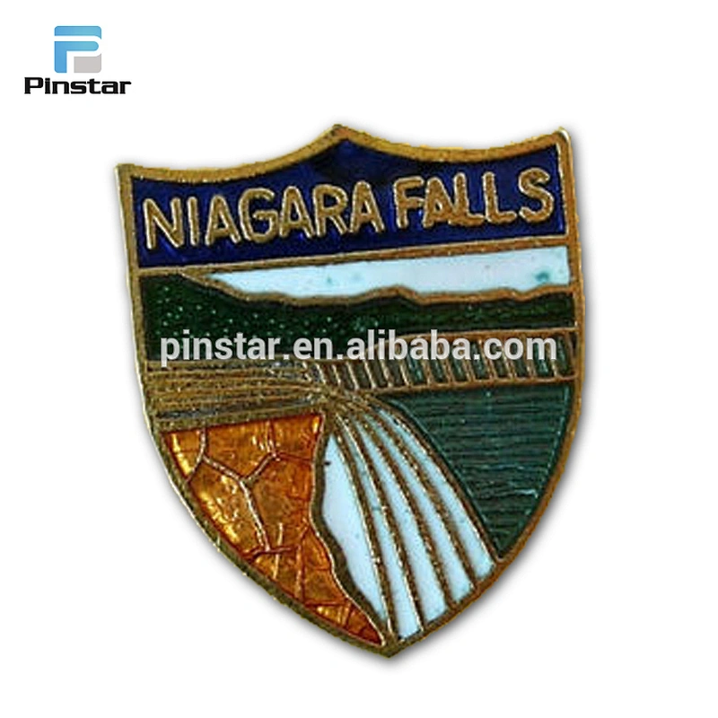 Free sample metal souvenir lapel pin customized enamel pin