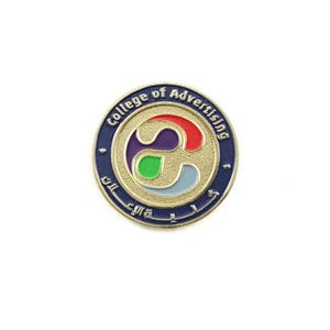 Suzhou Custom Soft Enamel Gold Plated Magnetic Lapel Pin