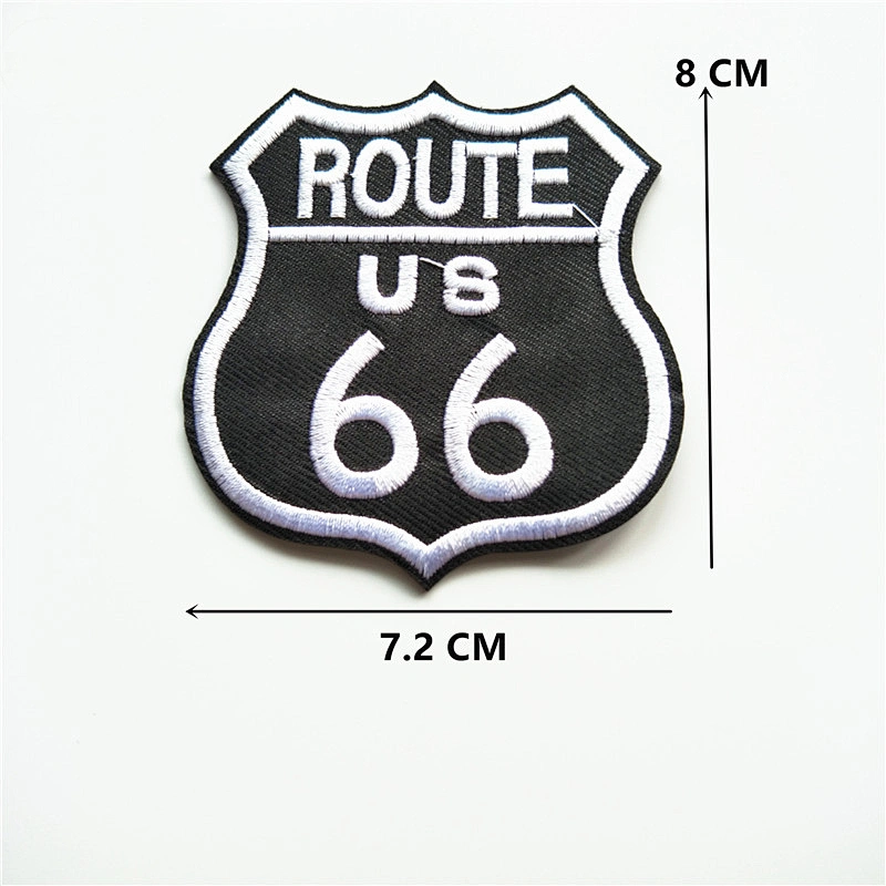 wholesale cheap fashion embroidered black and white patch