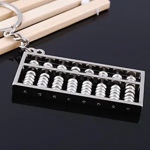 Bulk metal abacus key chain for wholesale