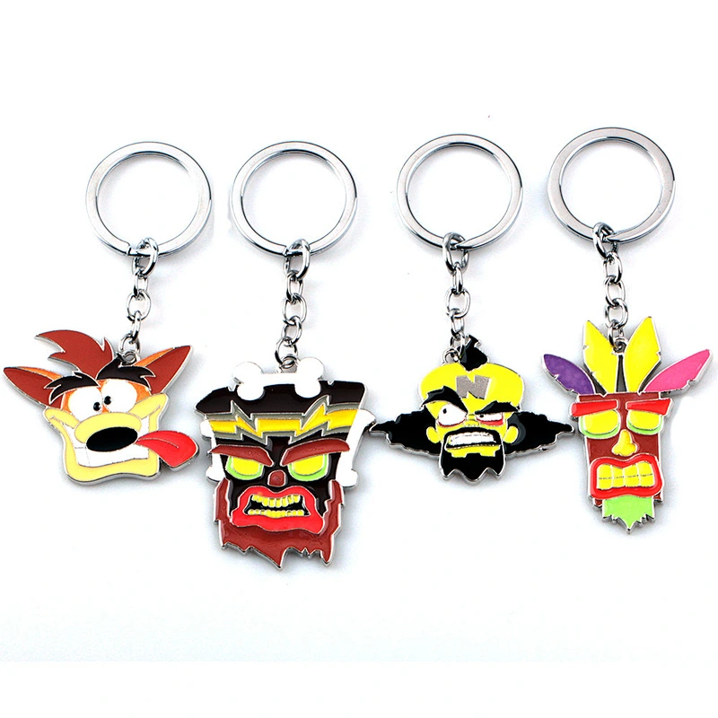 2018 china supplier hot sale Africa cartoon style customized keychain