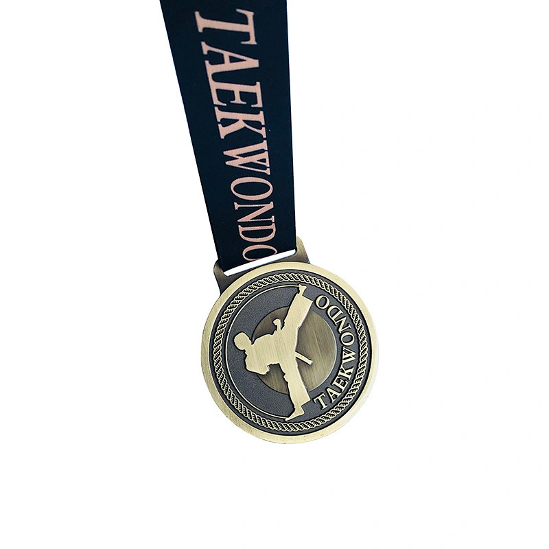wholesale high quality custom taekwondo medal awards