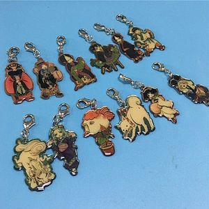 Making Cheap Promotional Gift Cartoon Keychains Custom Anime Epoxy Dome Print Bag Charm