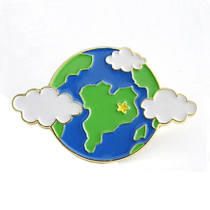 Suzhou Custom Soft Enamel Gold Plated Magnetic Lapel Pin