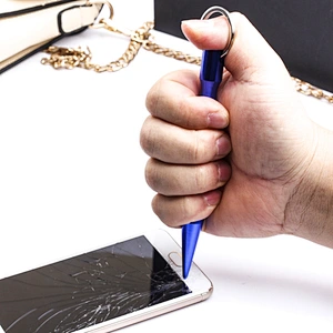 women tool portable products aluminum alloy Anti-Wolf self defense key chain keychain