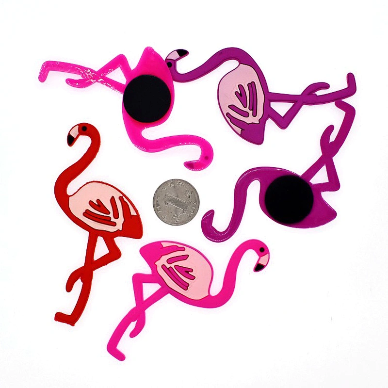 Wholesales Flamingos PVC Fridge Magnet