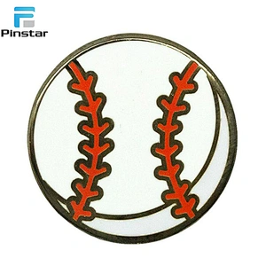 Custom Metal Soft Enamel Baseball Sport Lapel Pin Badge Manufacturers China