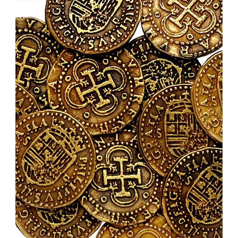 custom metal coin Wholesale metal pirate coins