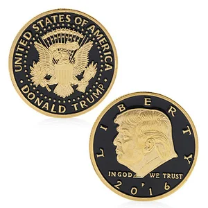 Wholesale gift United states Trump custom metal antique challenge coins