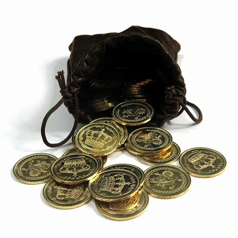 custom metal coin Wholesale pirate metal coins