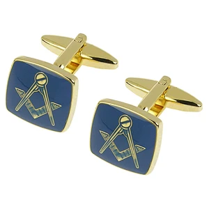 China manufacturer good quality masonic cufflinks
